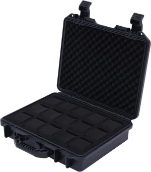 Case Display Storage Case Waterproof sweep horticultural chest extract distinct 15 Slots Watch Storage Box Plastic Suitcase 