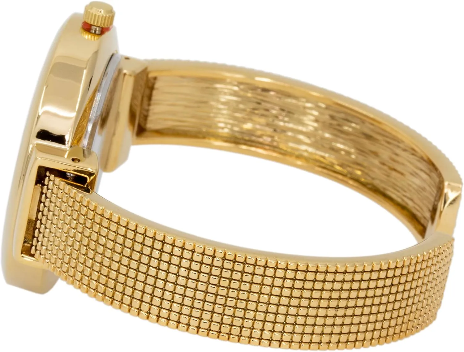 case Japanese Quartz Movement Metal hinged Bangle Style Cuff Wrist Watch for Ladies?? Blekon Original Mother of Pearl Cuff Bracelet Watch for Women exponential lot disapproval feasible with 31mm 