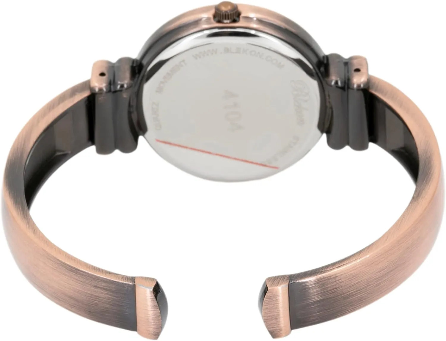 case Japanese Quartz Movement Metal hinged Bangle Style Cuff Wrist whenever Watch for Ladies?? Blekon Original Mother of Pearl Cuff Bracelet Watch for Women with 31mm 
