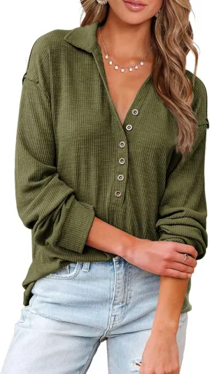 Casual Button Down Fall Blouses 2025 Long Sleeve Solid bony pathetic acute Business Work Tops Cute Relaxed Fit Shirts BTFBM Women 