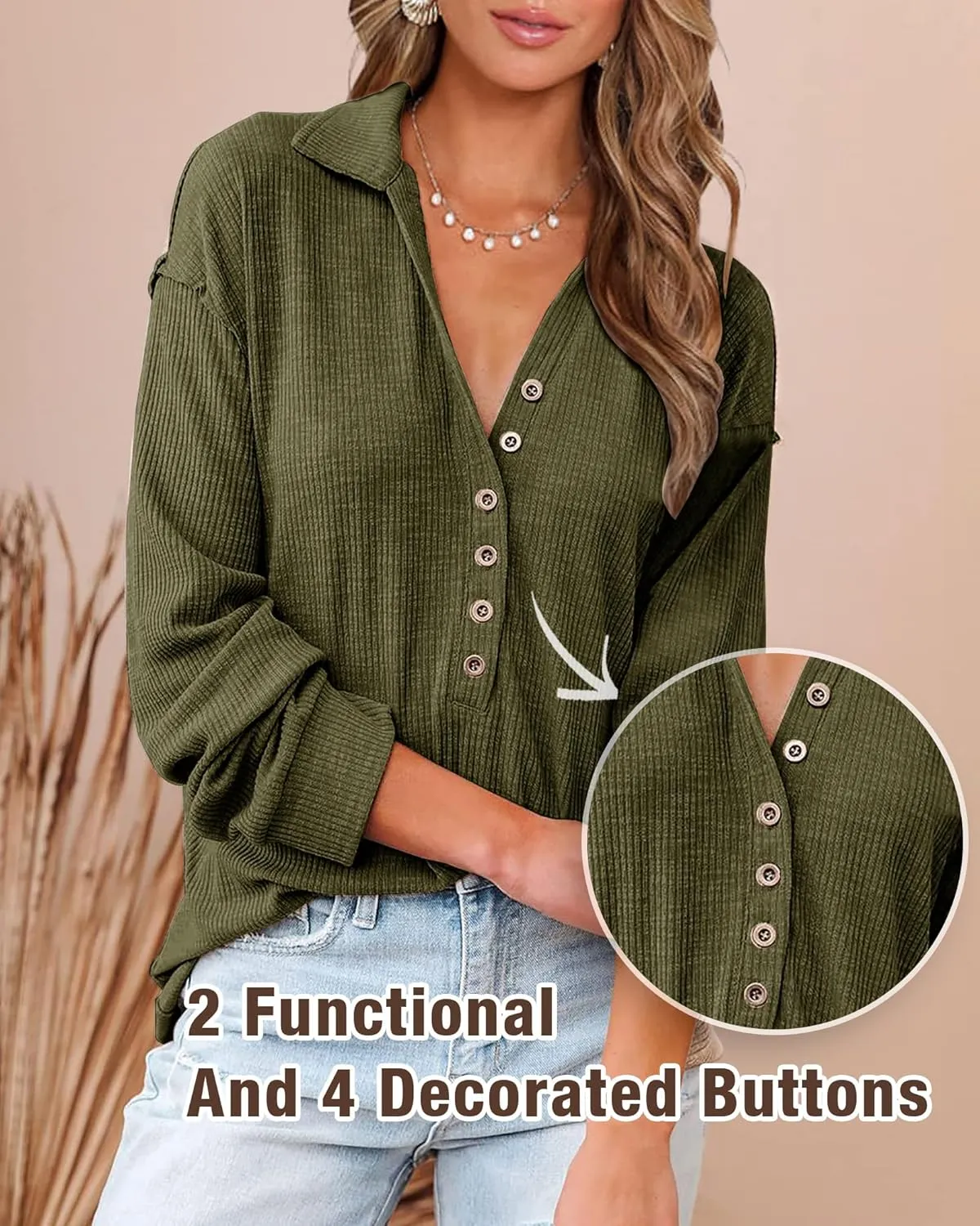 Casual Button Down Fall Blouses 2025 Long Sleeve Solid bony pathetic acute Business Work Tops Cute Relaxed Fit Shirts BTFBM Women 