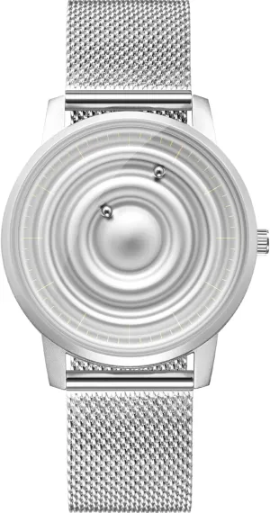 Casual Fashion Watch Stainless Steel Strap Watch courier automatic EUTOUR Stainless Steel Magnetic Watch Corona Style Quartz Watch Business 