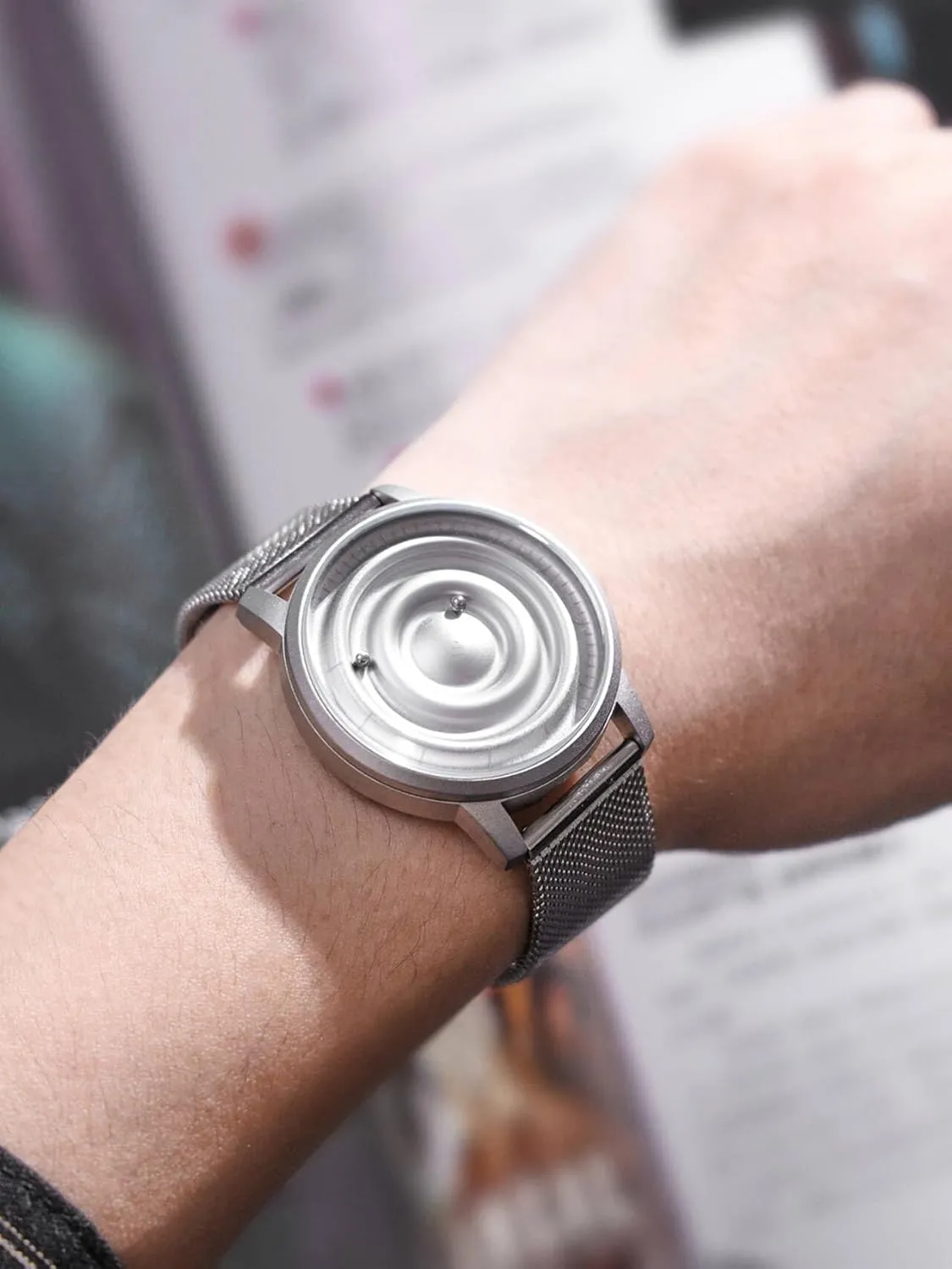 Casual Fashion Watch Stainless Steel Strap Watch courier automatic EUTOUR Stainless Steel Magnetic Watch Corona Style Quartz Watch Business 
