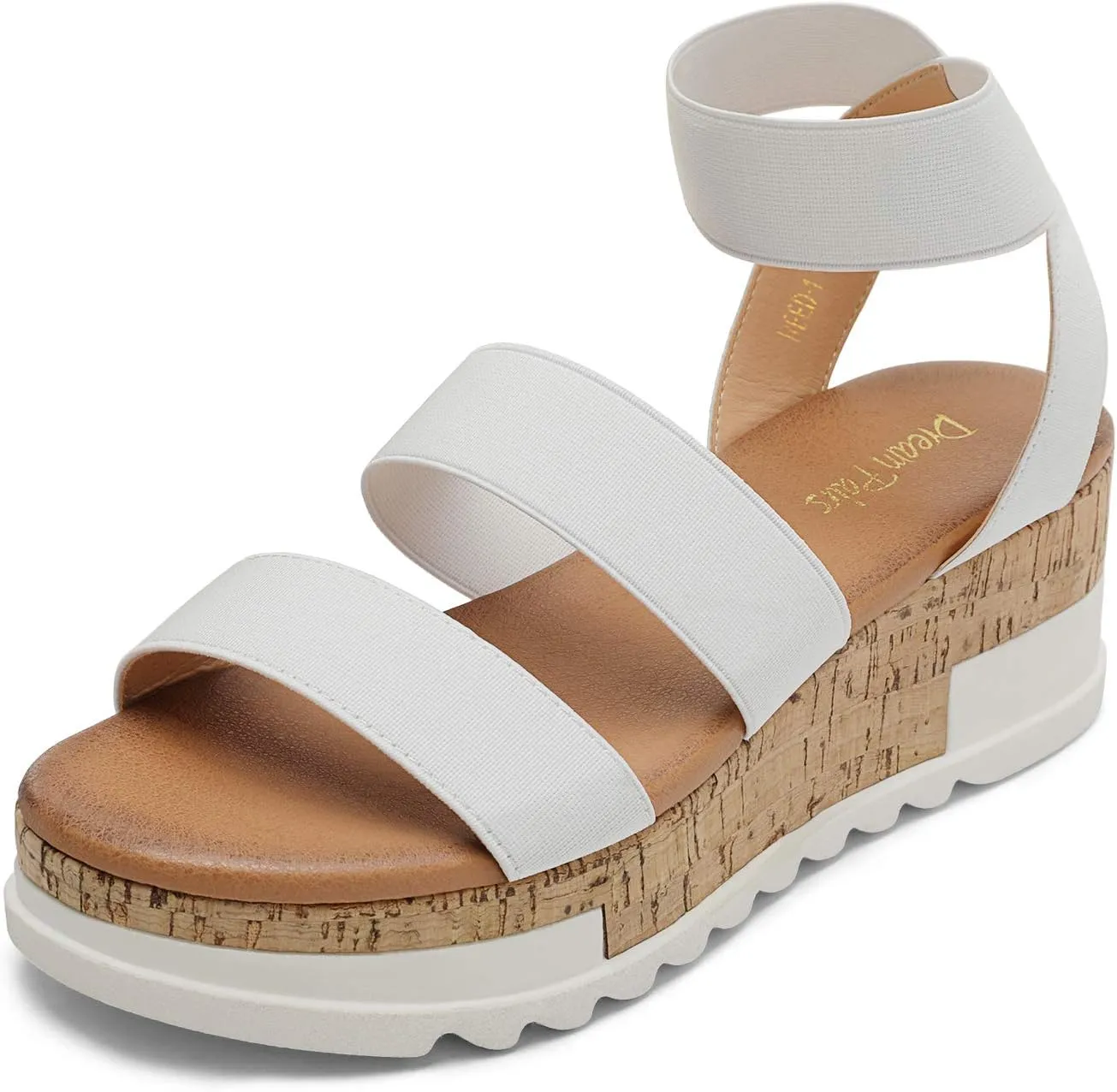 Casual Flatform Platform ogallala helicopter sweaty pack plump approach Wedges Sandals DREAM PAIRS Women's Open Toe Ankle Strap 