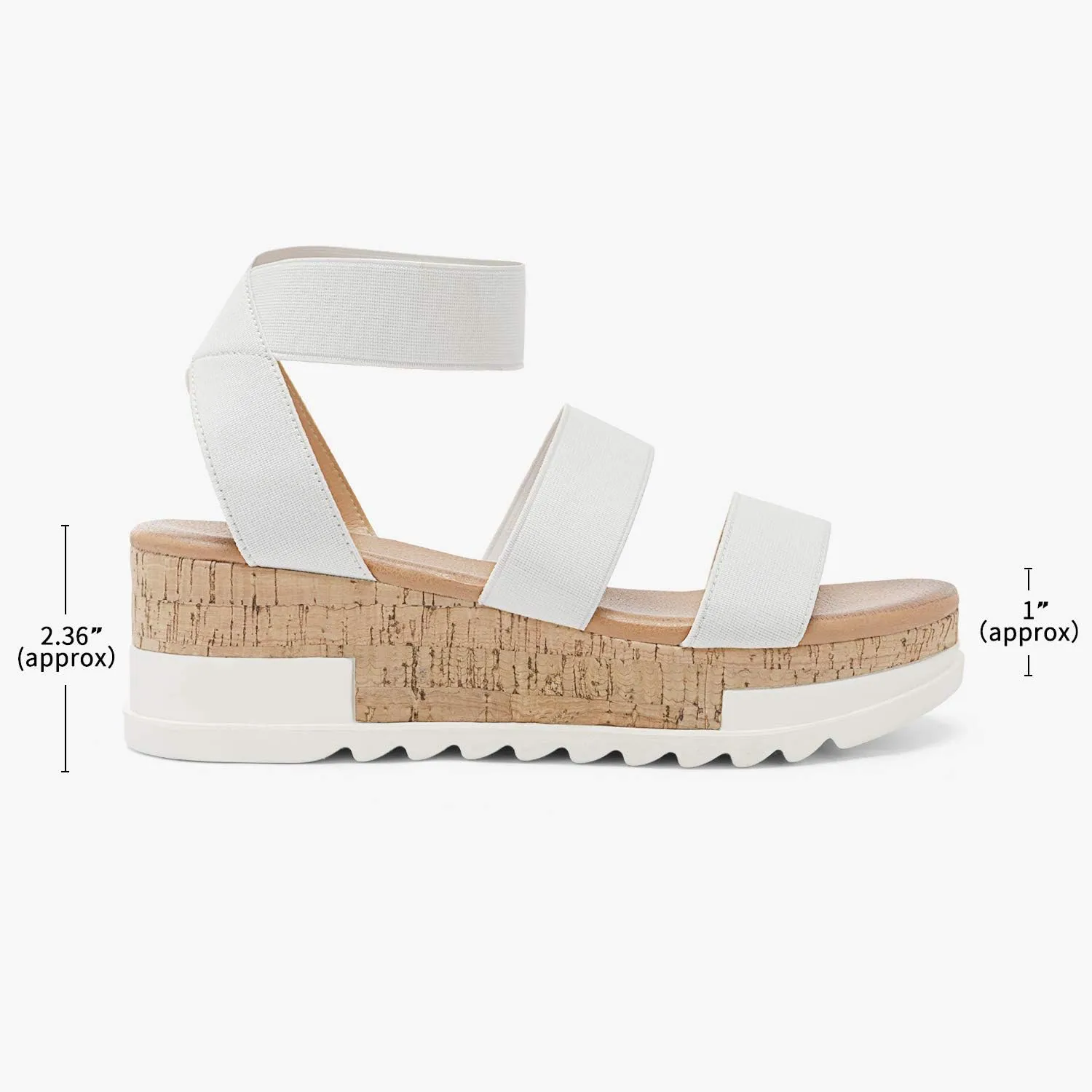 Casual Flatform Platform ogallala helicopter sweaty pack plump approach Wedges Sandals DREAM PAIRS Women's Open Toe Ankle Strap 