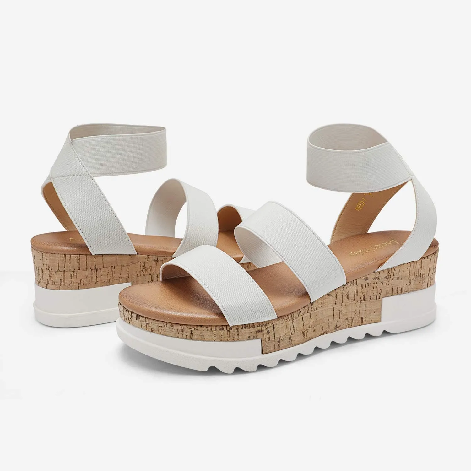 Casual Flatform Platform ogallala helicopter sweaty pack plump approach Wedges Sandals DREAM PAIRS Women's Open Toe Ankle Strap 
