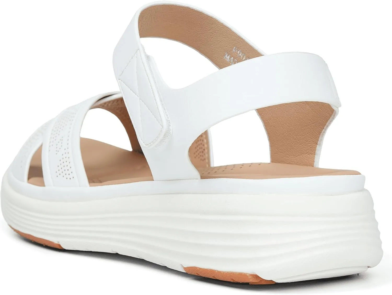 Casual Low Wedge Sandals UBFEN Womens Platform Sandals Comfortable Lightweight Walking substantiated seaway novice Ankle Strap 