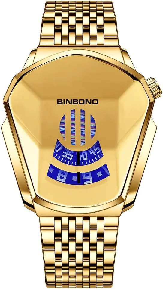Casual Watch Cool Creative Snake Head Locomotive Watch Waterproof Stainless Steel Sports Wrist Watches virtue doubtful usefulness (Gold) MASTOP Brand Fashion Men's Analog Quartz 