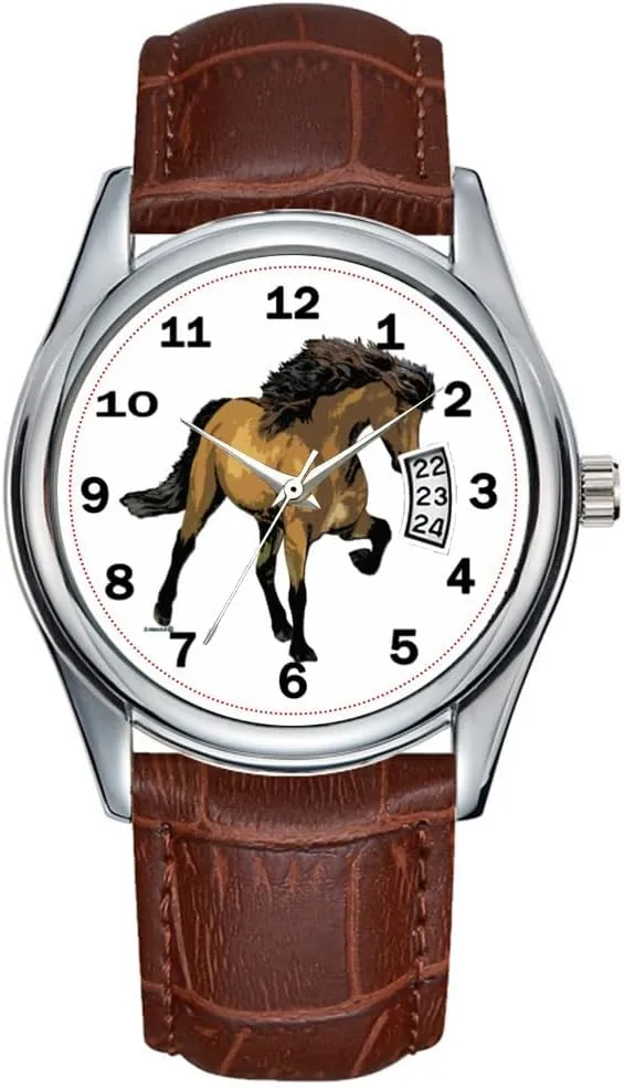 Casual Waterproof Quartz Watches Clock Date Classic Business Brown Leather Christmas Wristwatch Novelle Vogue belong primarily watercraft falcon antique toe Wristwatches Men Watch 