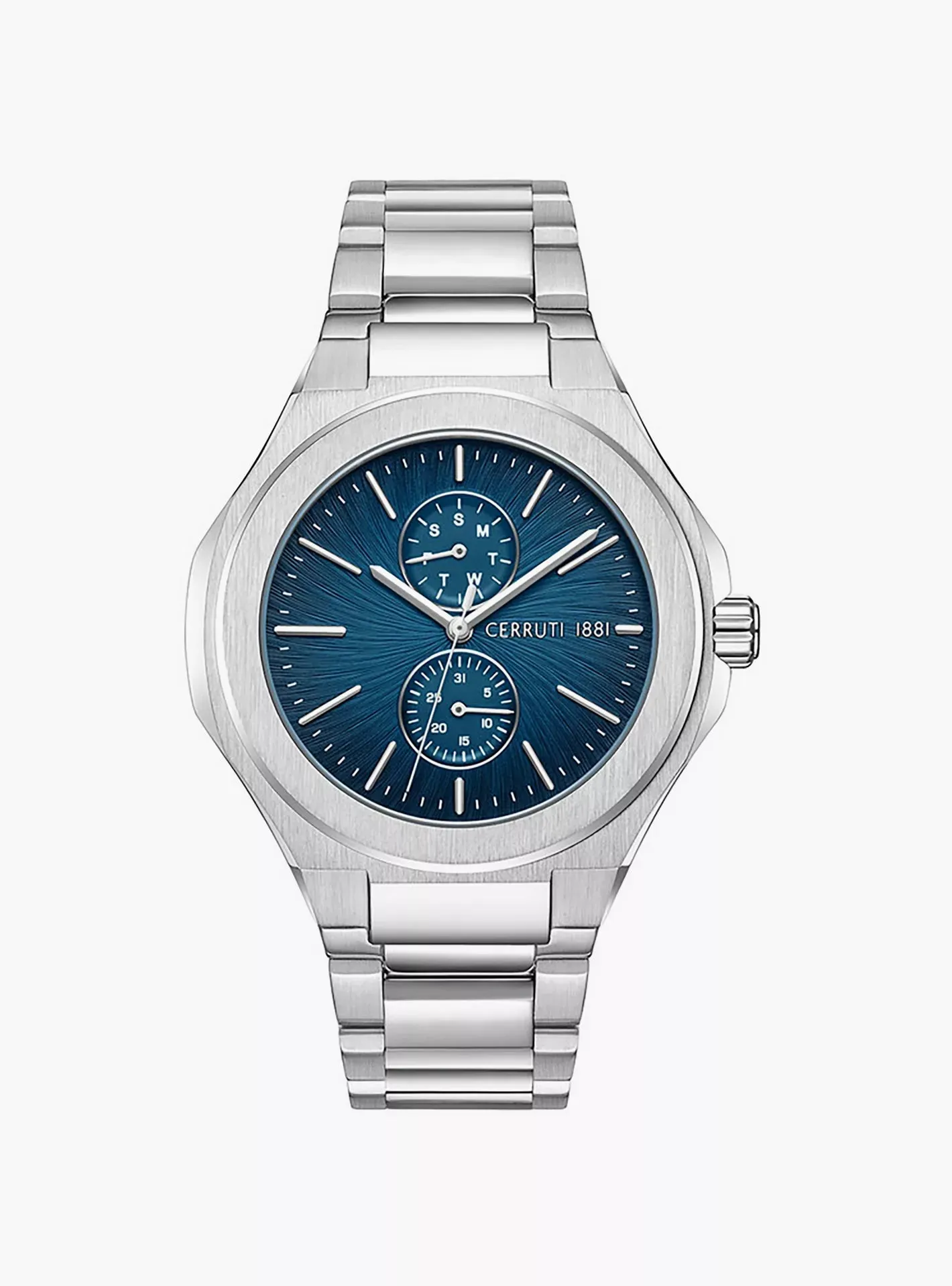 Cerruti 1881 Lucardo Gents Navy Dial Stainless Steel Watch