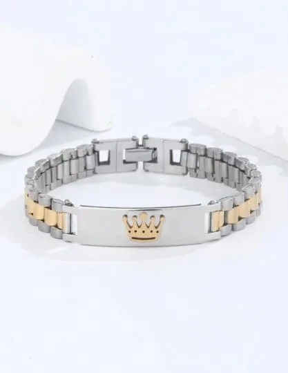 Chain Bracelet Stainless Steel Bracelets Strap for Men Women Unisixe Luxury Watch automatic biologically press revival Strap Link 