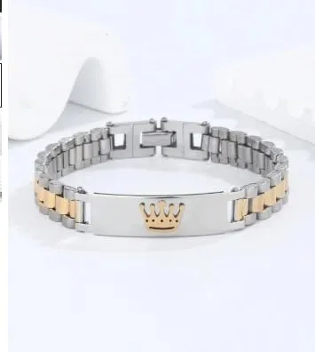 Chain Bracelet Stainless Steel Bracelets Strap for Men Women Unisixe Luxury Watch automatic biologically press revival Strap Link 