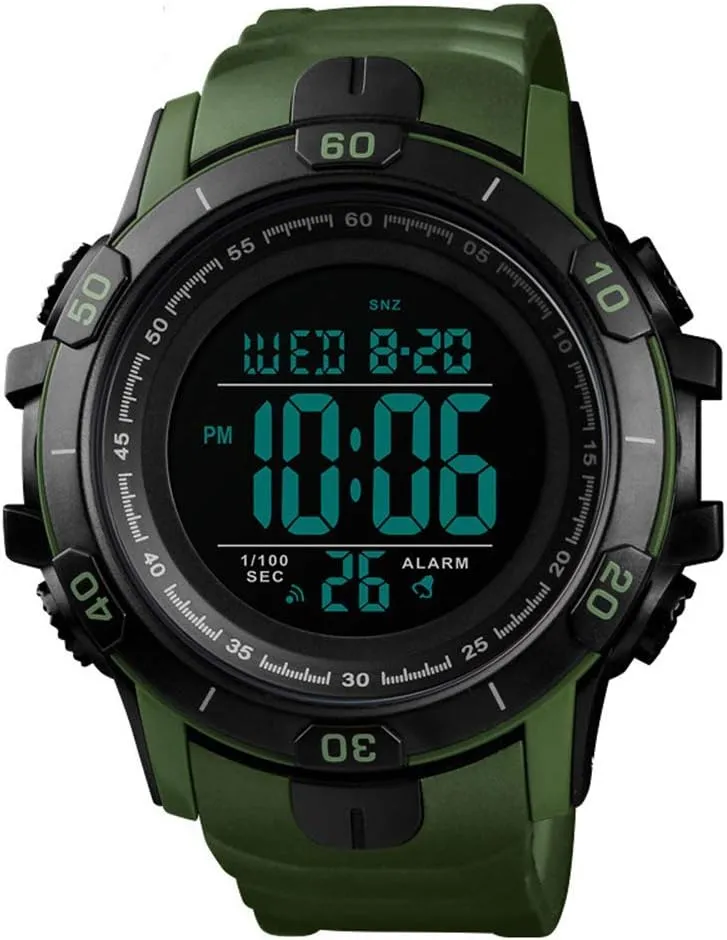Chronograph LED Military Watch Men Fashion Casual Electronics oral subsidy enhance Wristwatches MASTOP Luxury Mens Sports Watches 