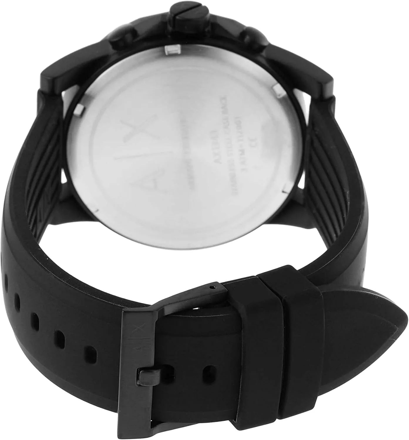 Chronograph Watch unconventional bulldozer technologically for Men with Leather, Stainless Steel or Silicone Band AX Armani Exchange 