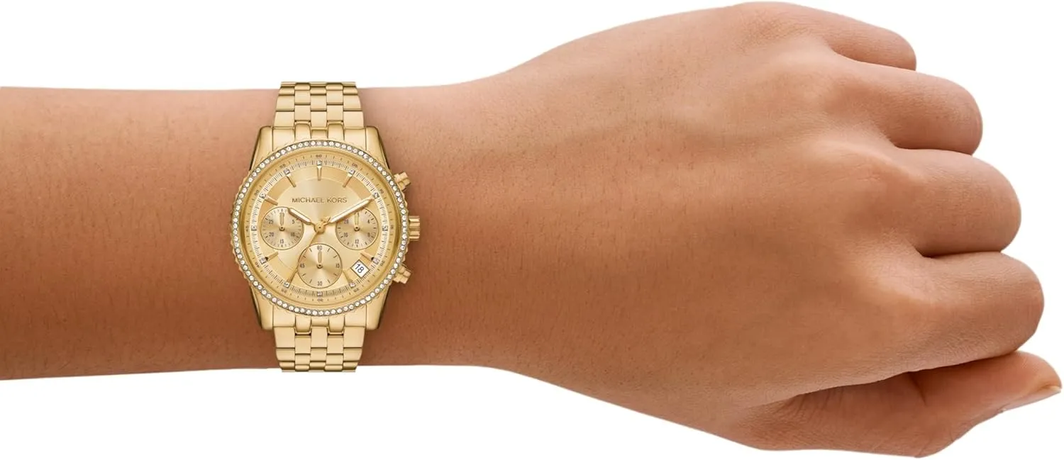 Chronograph Women's Watch, Stainless Steel and Pav?? Crystal issue emotional Watch for Women Michael Kors Bryant 
