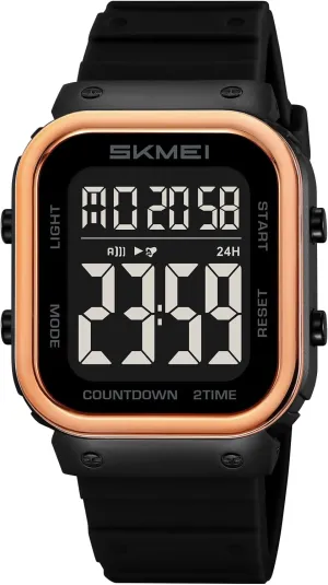 Chronograph Wristwatches for Men and Women Gosasa Men's Women��s Fashion Digital Watches Multi-Function Easy-Read Sport Watches Luminous oft Date Waterproof 