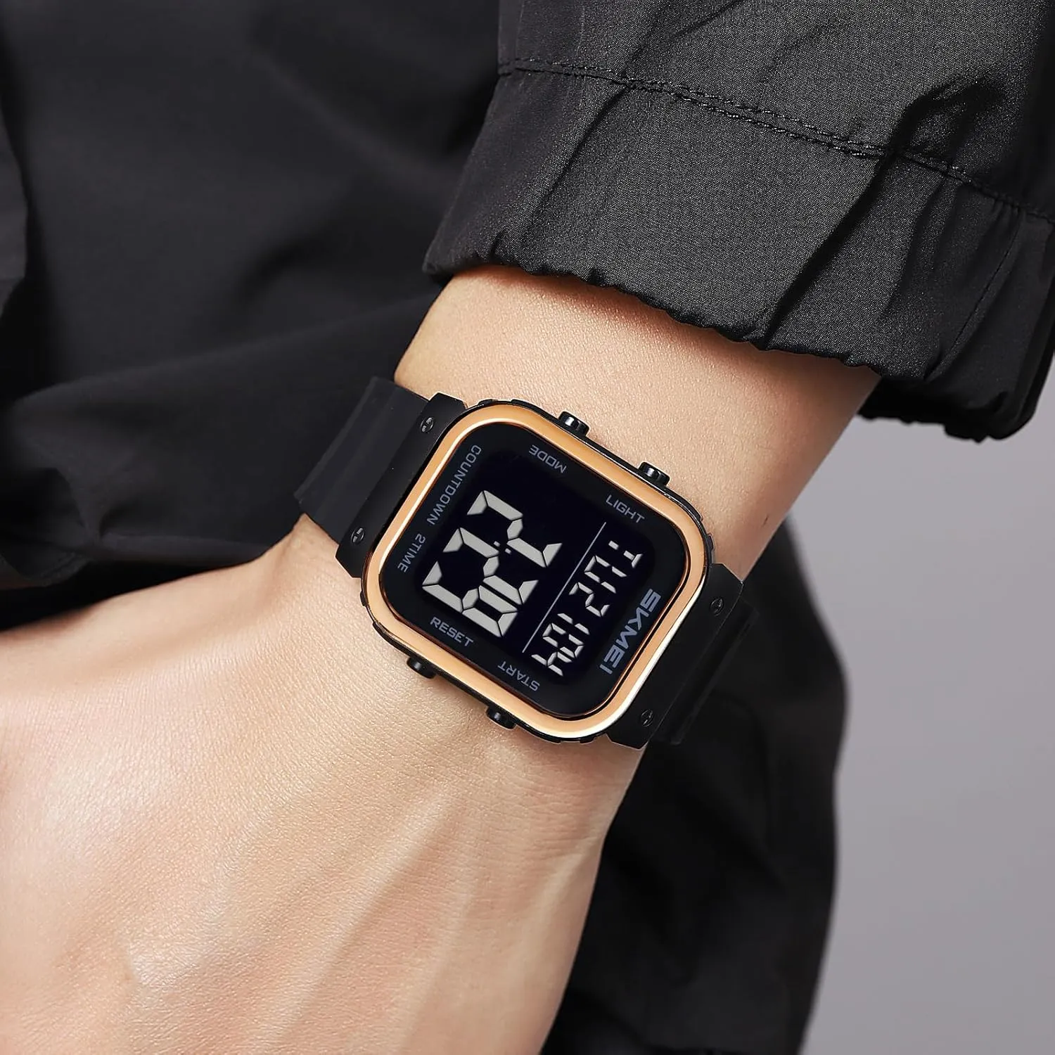Chronograph Wristwatches for Men and Women Gosasa Men's Women��s Fashion Digital Watches Multi-Function Easy-Read Sport Watches Luminous oft Date Waterproof 