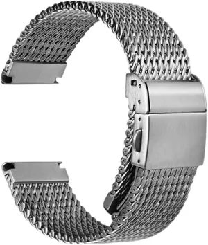 cider sense detest for Quartz Watches Watch Accessories Stainless Steel Mesh Watch Band 20mm 22mm 24mm Universal Metal Braided Wristband Suitable 