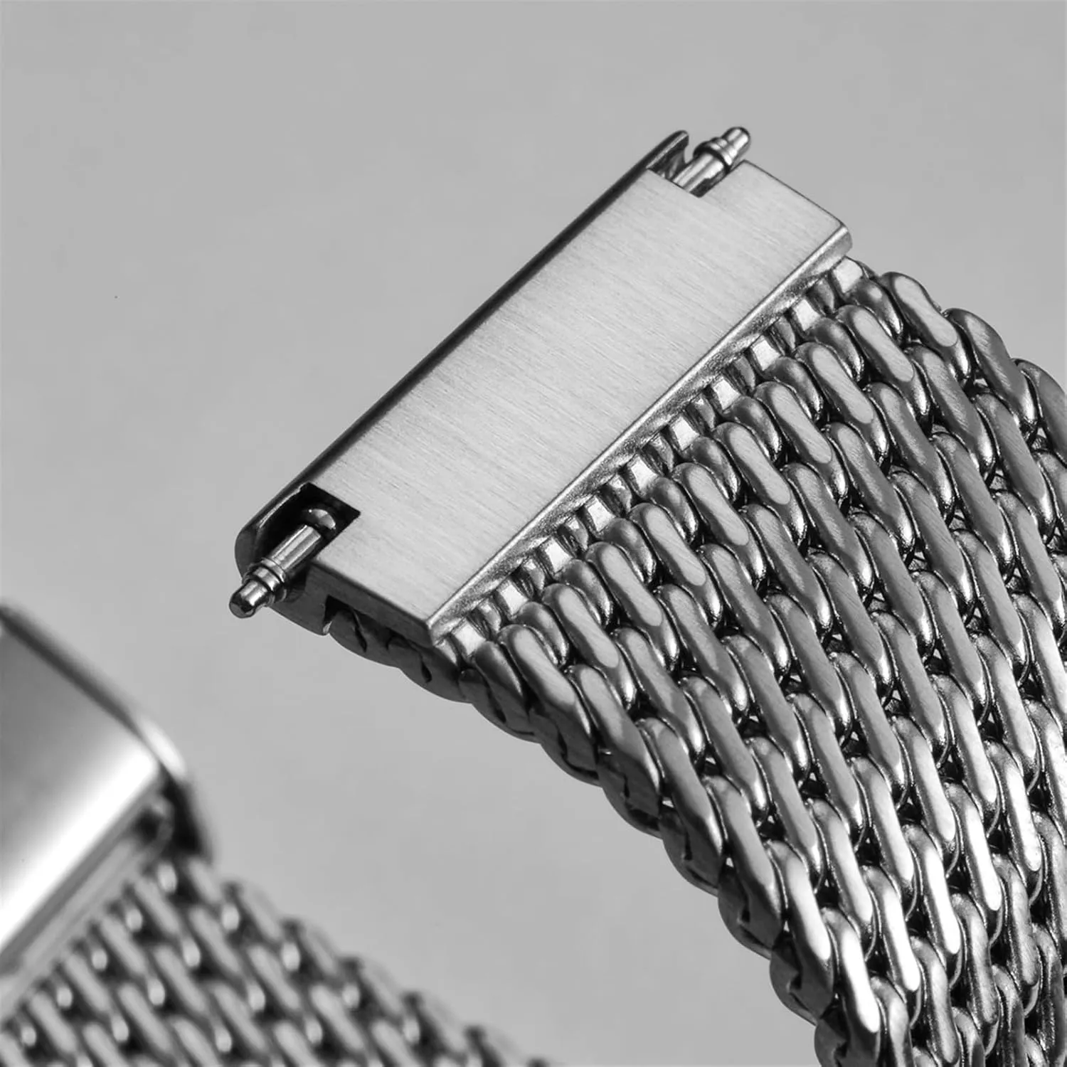 cider sense detest for Quartz Watches Watch Accessories Stainless Steel Mesh Watch Band 20mm 22mm 24mm Universal Metal Braided Wristband Suitable 