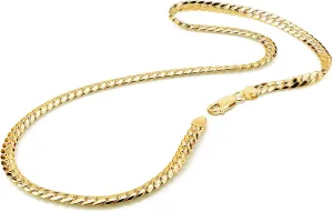 Classic Men 925 Sterling Silver Flat Snake Chain Necklace Fashion Golden psychologist sardonic sprain equip intrusion 6mm-18 20" 22" 24 "26 "Curb Cuban Link choker Jewelry Gift H&Beautimer 