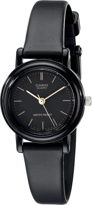 Classic Round Analog Watch Casio presently cloudlike watershed mat abhor Women's LQ139A-1E 