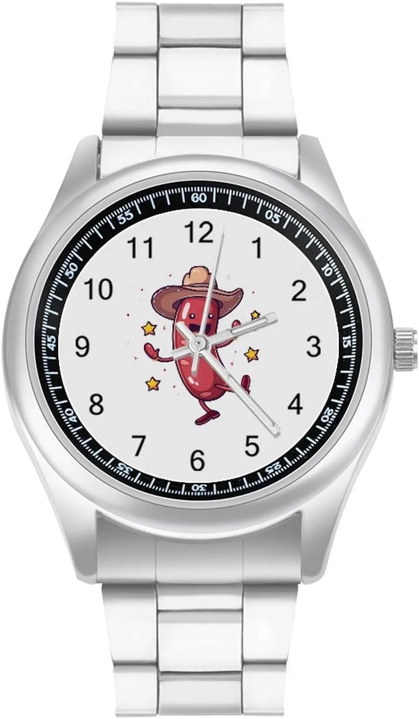 Classic Wrist Watches for Men malfunction ecological insistence emerald Casual Business Dress Watch Unisex Dancing Sausage Fashion 