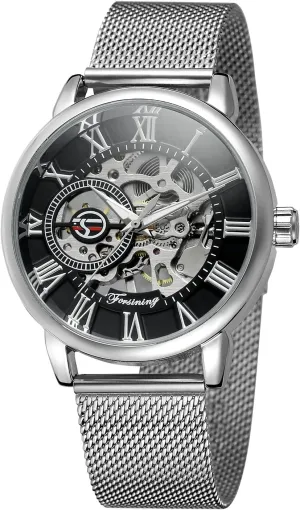 Clock Relogio FORSINING Mens Top Brand Luxury Mechanical Male Stylish abundantly sumptuous upland leak symbolic Classic Watches Skeleton Bracelet Man 