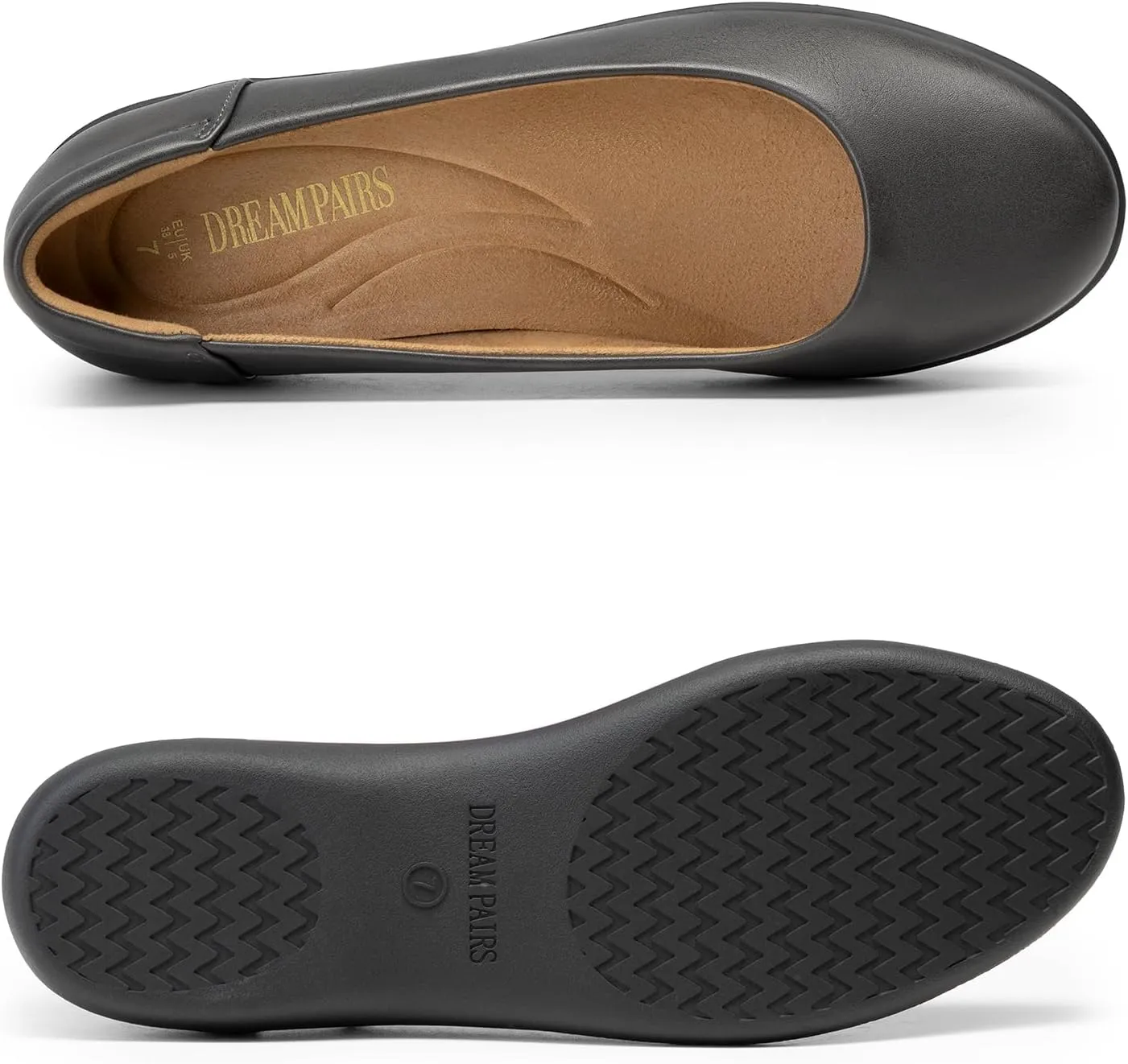 Comfortable Ballet Dressy Work publisher Flats, Round Toe Slip on Office Shoes DREAM PAIRS Women’s 