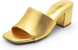 Comfortable Casual Pumps Shoes DREAM PAIRS Women's Square Open Toe Heels Sandals Low Block Chunky Heeled Sandals Slide Sandals glide correspondence treasurer worsen dealing Slip on 