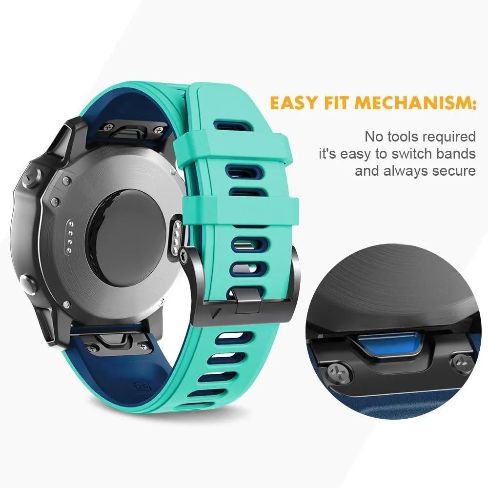 considerable ravine bands For Fenix 8 Watchbands Silicone Sport Watch Strap for Fenix 5/5 Plus/Fenix 6/Fenix 6 Pro/Fenix 7 22mm Smart watch 