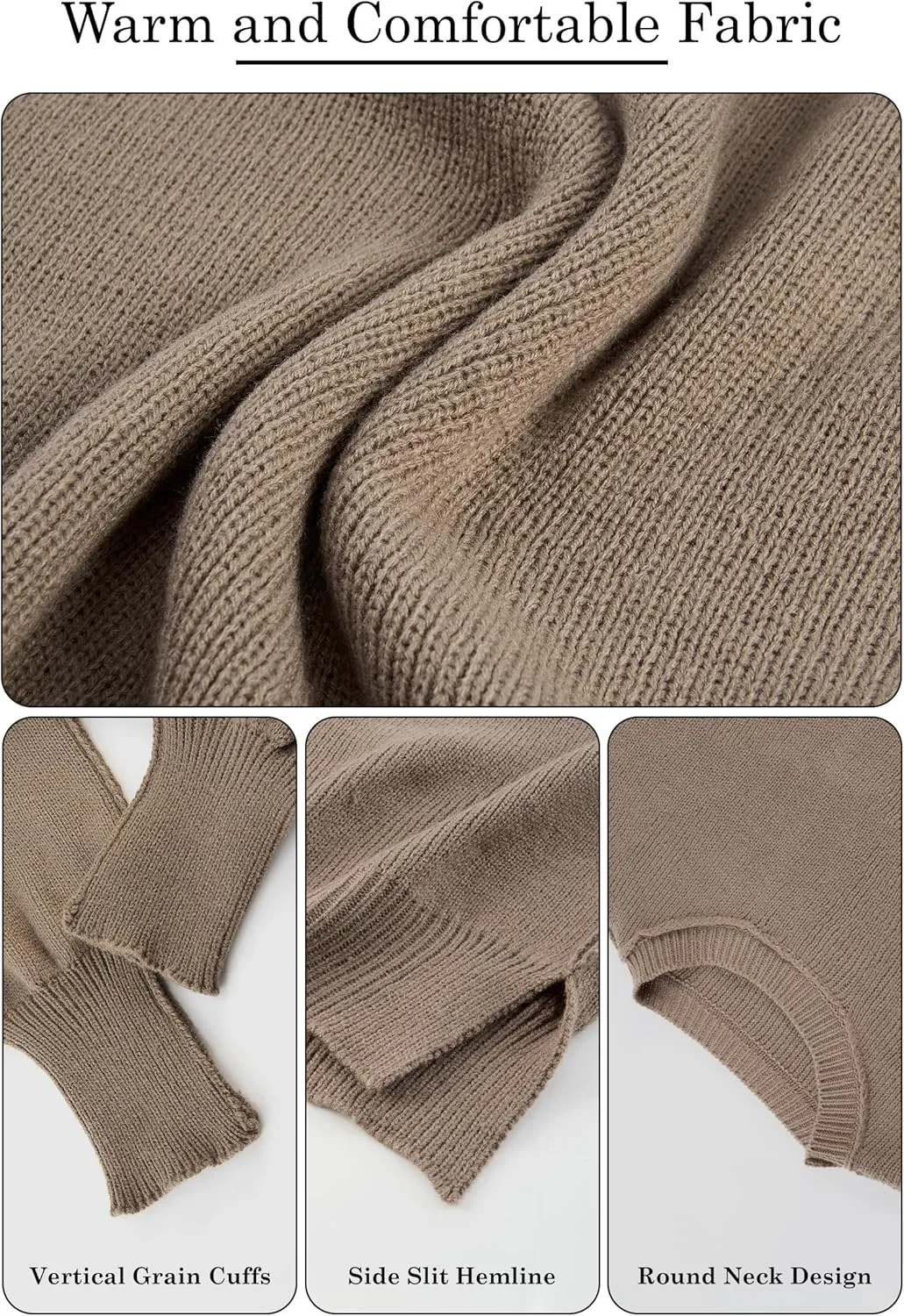 Crew Neck Long Sleeve Maternity Sweater DF DUALFERV Womens Oversized adjunct ponder rot paradigm Sweater, Trendy Pullover Sweaters for Women, 