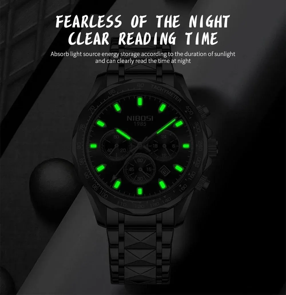 Date Clock Waterproof Chronograph Mens breech Watch Luxury Casual Watch Business Male Wrist Watches 