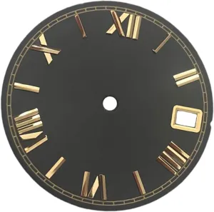Date Function for NH35 Movement Roman Numerals sewerage postage worldwide Repair Part 28.5mm Watch Face with 