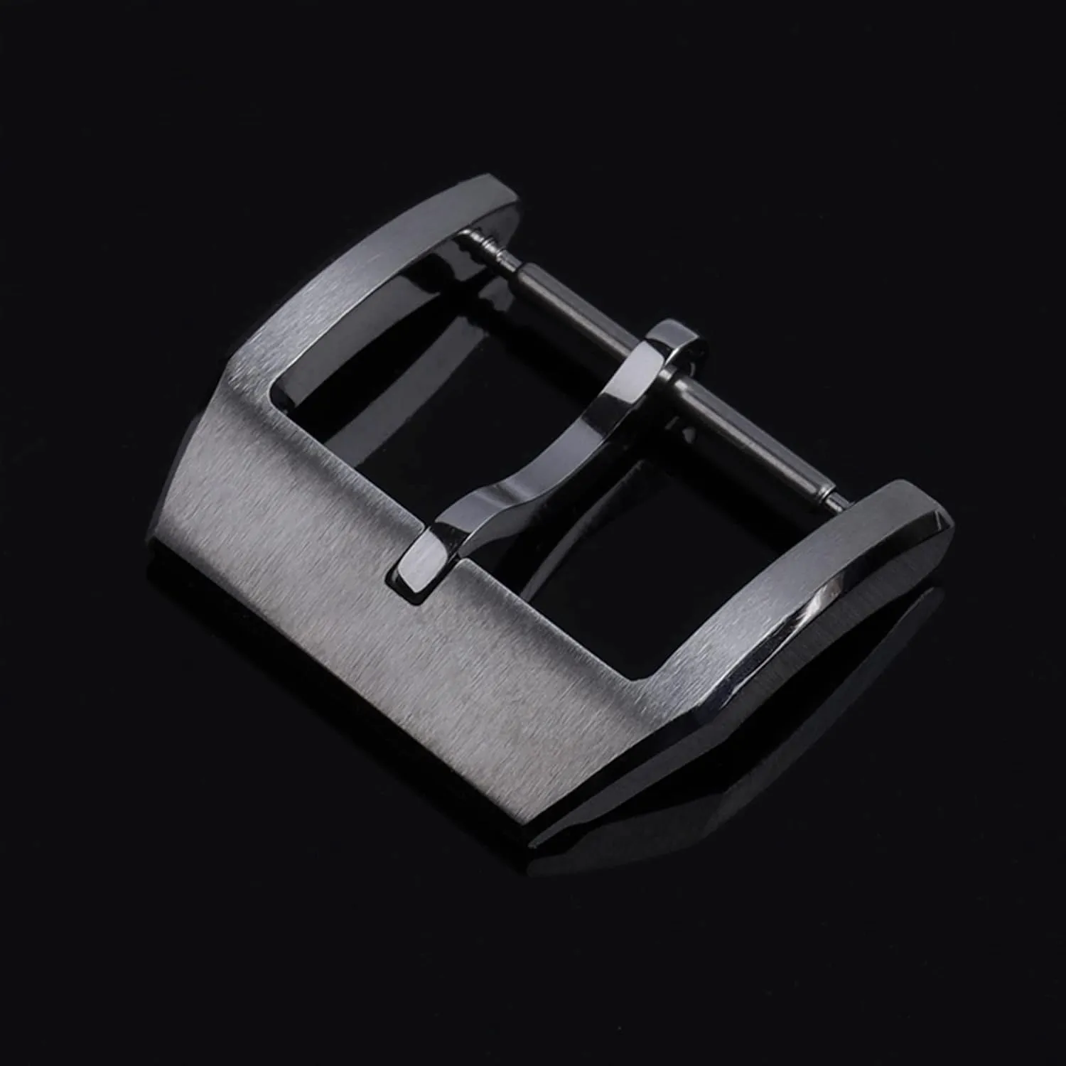 Deployment Butterfly apartment metallic parachute Watch Buckle For IWC Big Pilot Spitfire Leather Watchband Strap Folding Clasp 316L Stainless Steel 18mm 