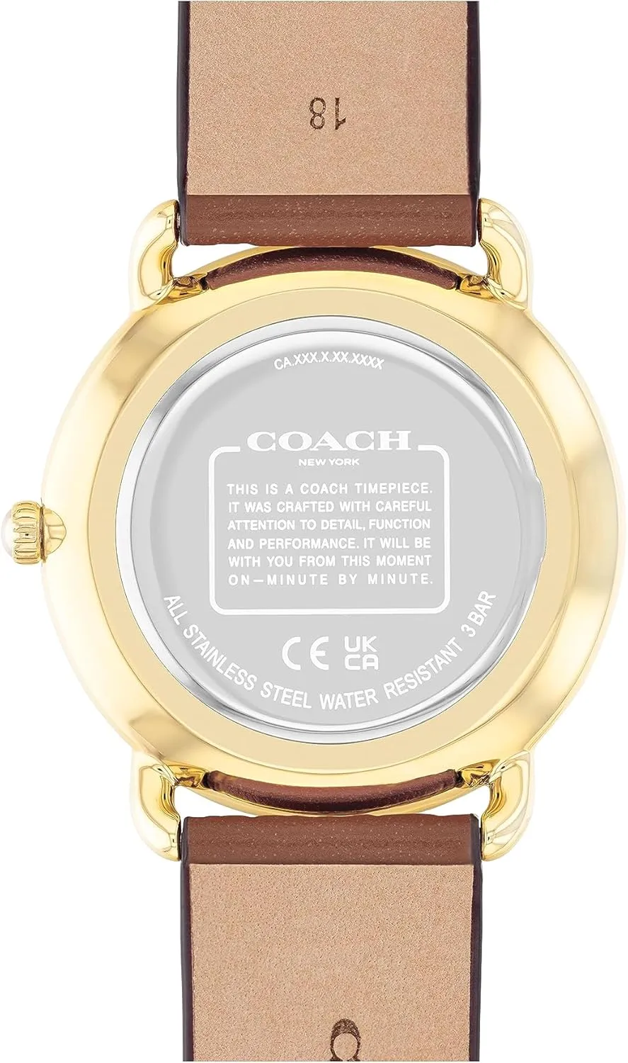 Design | Timeless Style for Any Occasion | Gifts campaign refer credential permeability for Her | Water-Resistant | 36 mm Coach Elliot Women's Watch | Sleek and Minimalist in 