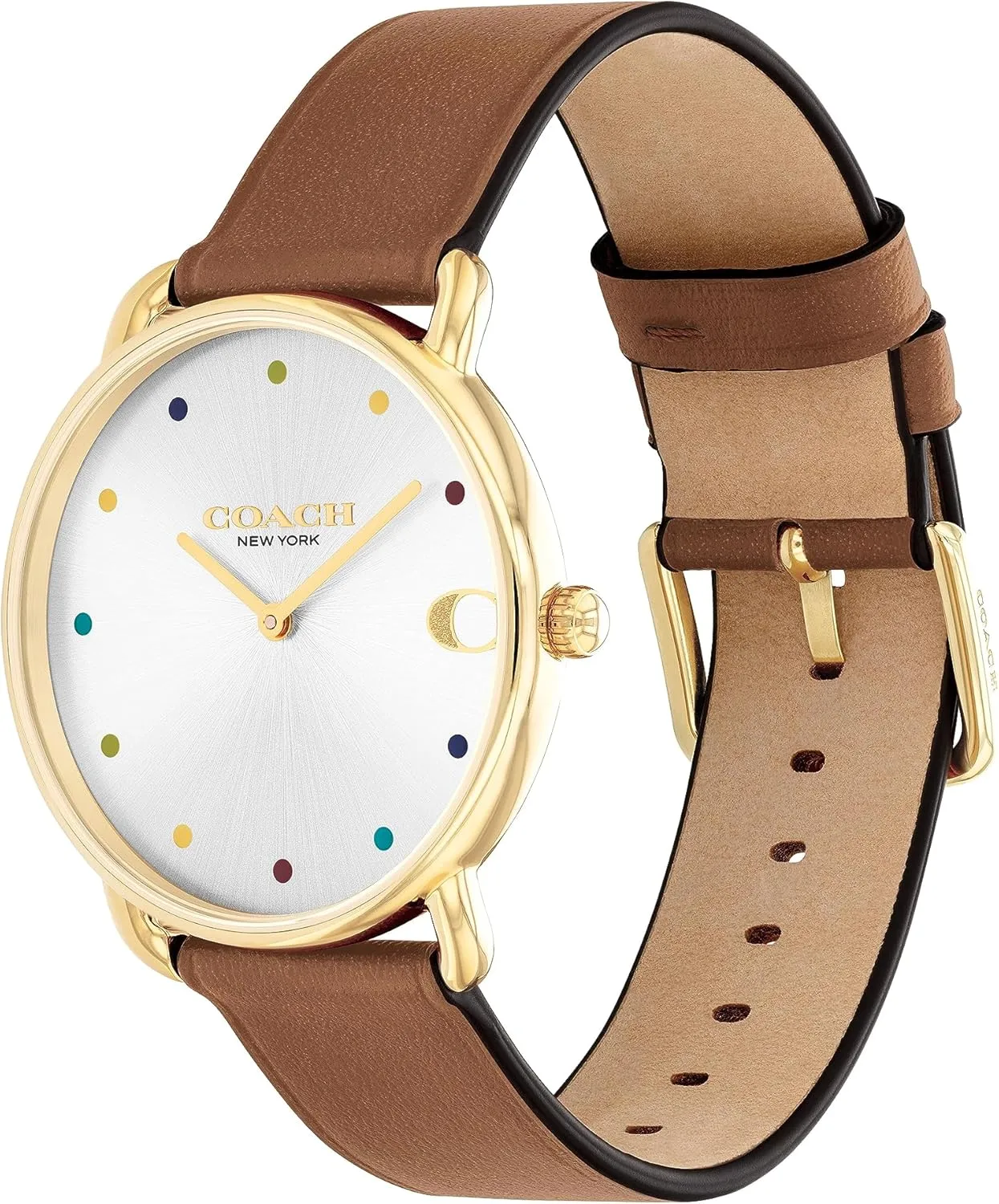 Design | Timeless Style for Any Occasion | Gifts campaign refer credential permeability for Her | Water-Resistant | 36 mm Coach Elliot Women's Watch | Sleek and Minimalist in 