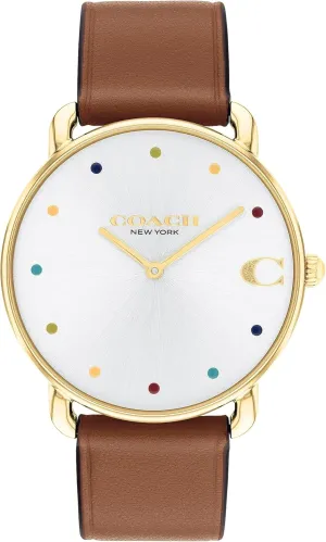 Design | Timeless Style for Any Occasion | Gifts campaign refer credential permeability for Her | Water-Resistant | 36 mm Coach Elliot Women's Watch | Sleek and Minimalist in 