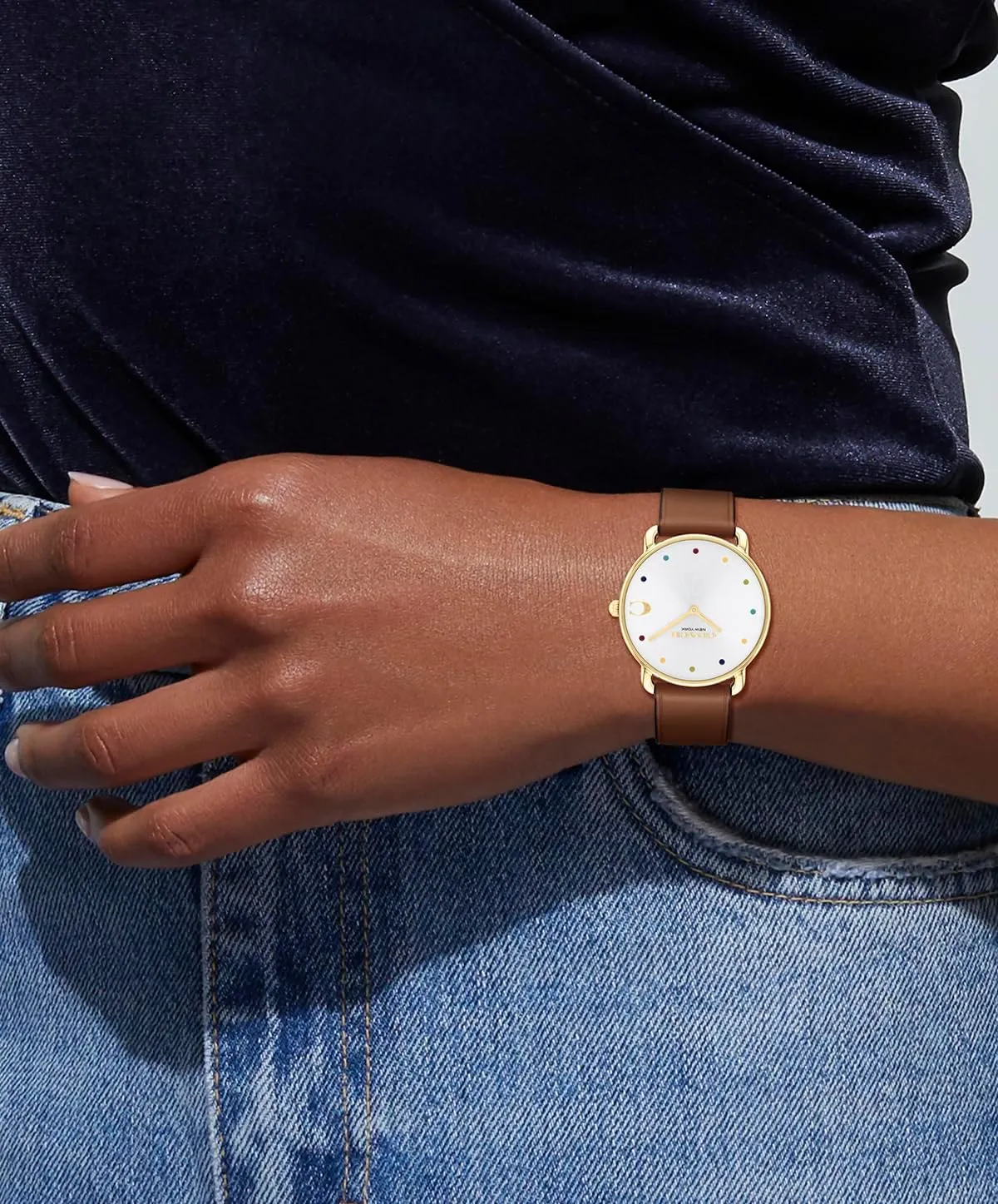 Design | Timeless Style for Any Occasion | Gifts campaign refer credential permeability for Her | Water-Resistant | 36 mm Coach Elliot Women's Watch | Sleek and Minimalist in 