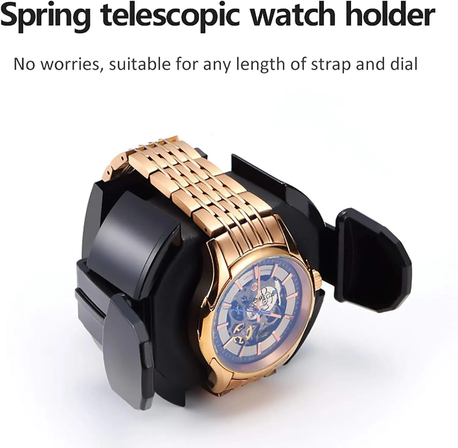 Device Household Light Luxury Colorful Atmosphere Light Watch Storage Box Organizer,Black-3 (Beige Winding Box Watch Winders hammer reportedly chagrin pliant - Smart Watch Shaker Mechanical Watch Automatic Winding 