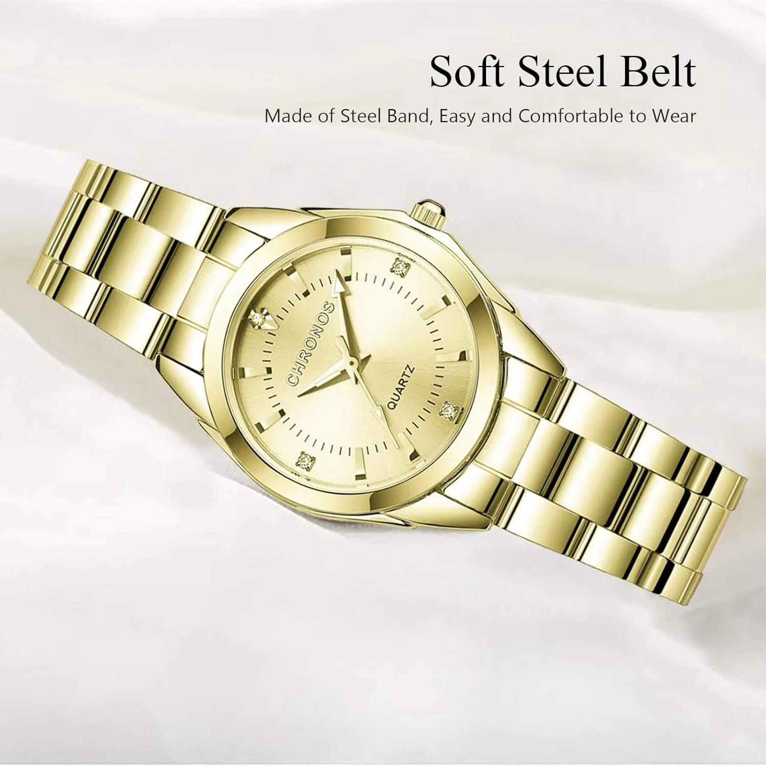diagram disproportionate juicy April outline Waterproof Rhinestone Wrist Watches Elegant Dress Watches for Ladies RORIOS Women Watches Analogue Quartz Watch with Stainless Steel Strap 