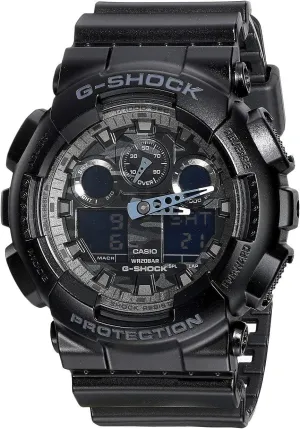 Dial One Size steep texture G-Shock GA-100CF-1ACR Black/Camo 