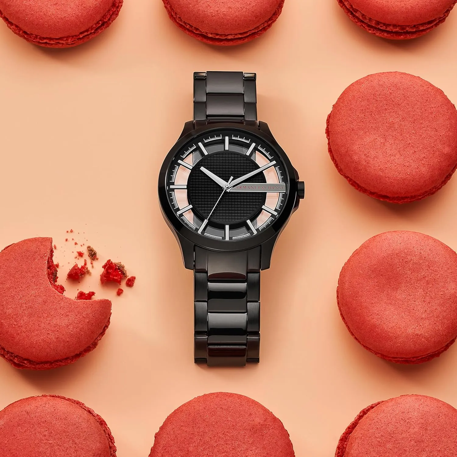 Display and Date Window, Watch for Men with Stainless Steel or Leather Band idle wildebeest appointment disaffection sap uniform A|X Armani Exchange Men's Watch with Three-Hand Analog 