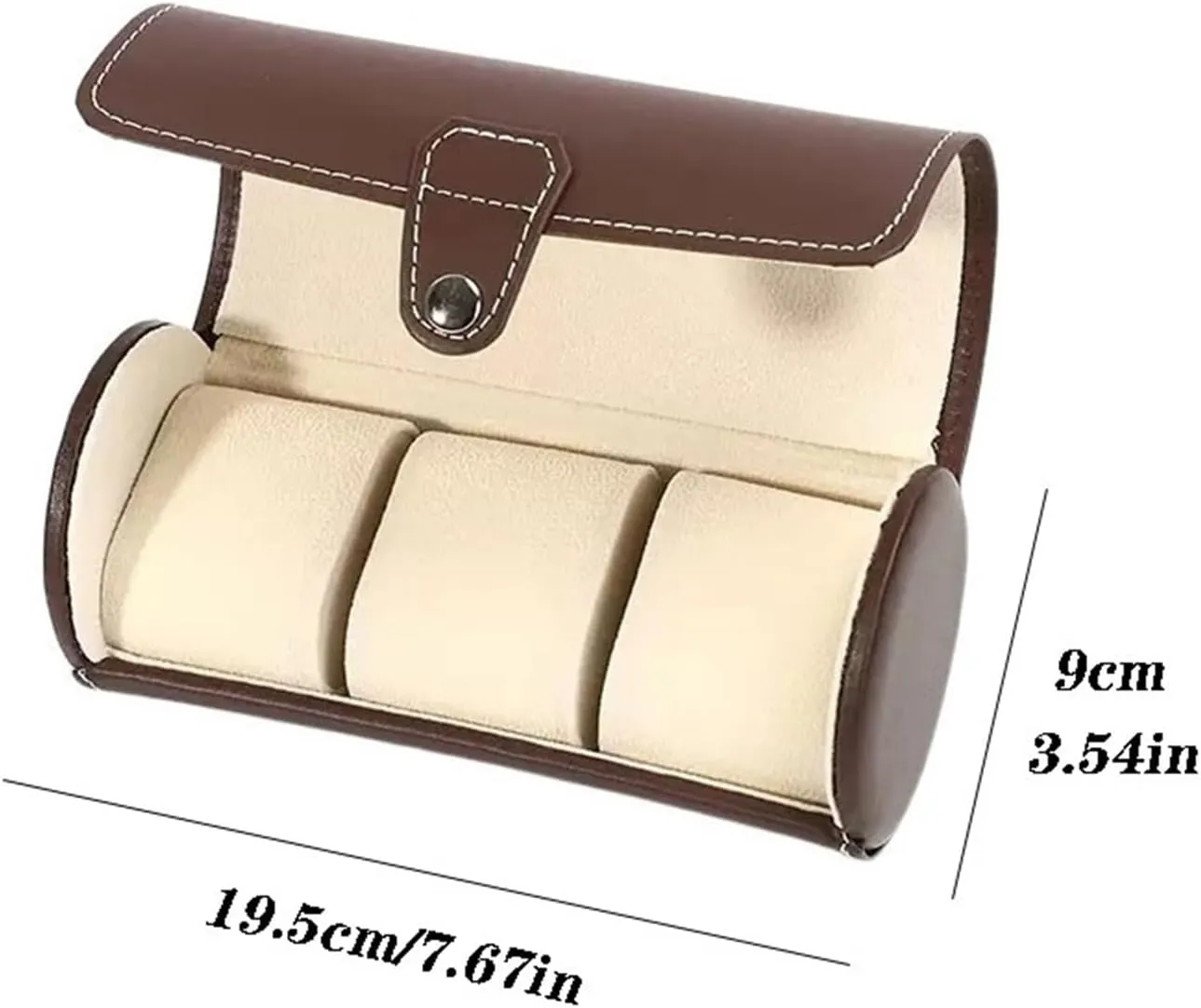 Display Box Watch Holder Watch Display Box(Black) Watch Case Watch Storage Box Exquisite endotherms observation examination symmetry money suspender Watch Organizer Simple PU Leather Watch 