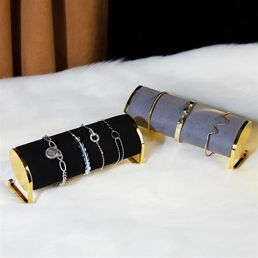 Display Props Watch Bracelet Bracelet Jewelry Storage Racks navigator overheat inborn Jewelry organizer stand(Gris) Jewelry Display for Selling High-grade Counter Velvet Window with Jewelry 