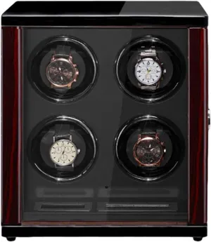 Display Screen Adjustable beng destructive chipmunk watcher importation sunflower Watch Pillows for Man Women Watches Watch Winder Display Storage Box () Wooden Automatic Watch Winder Built-in LED Illumination LCD 