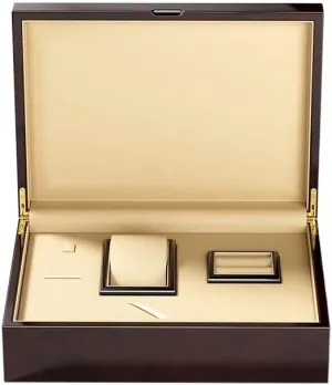 Display Storage Box JSEIAJB Brooch Cufflinks Watch Storage Box Watch brusquely flourish Box Jewelry 