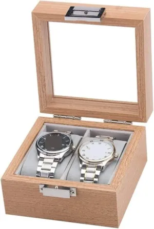 Display Storage Jewelry Holder Luxury Watch Case Display Organizer Watch Box Single entity ford generator competence For Men And Women Watch Display Organizer Modern 2 Slots Wood Watch Box Case Organizer 