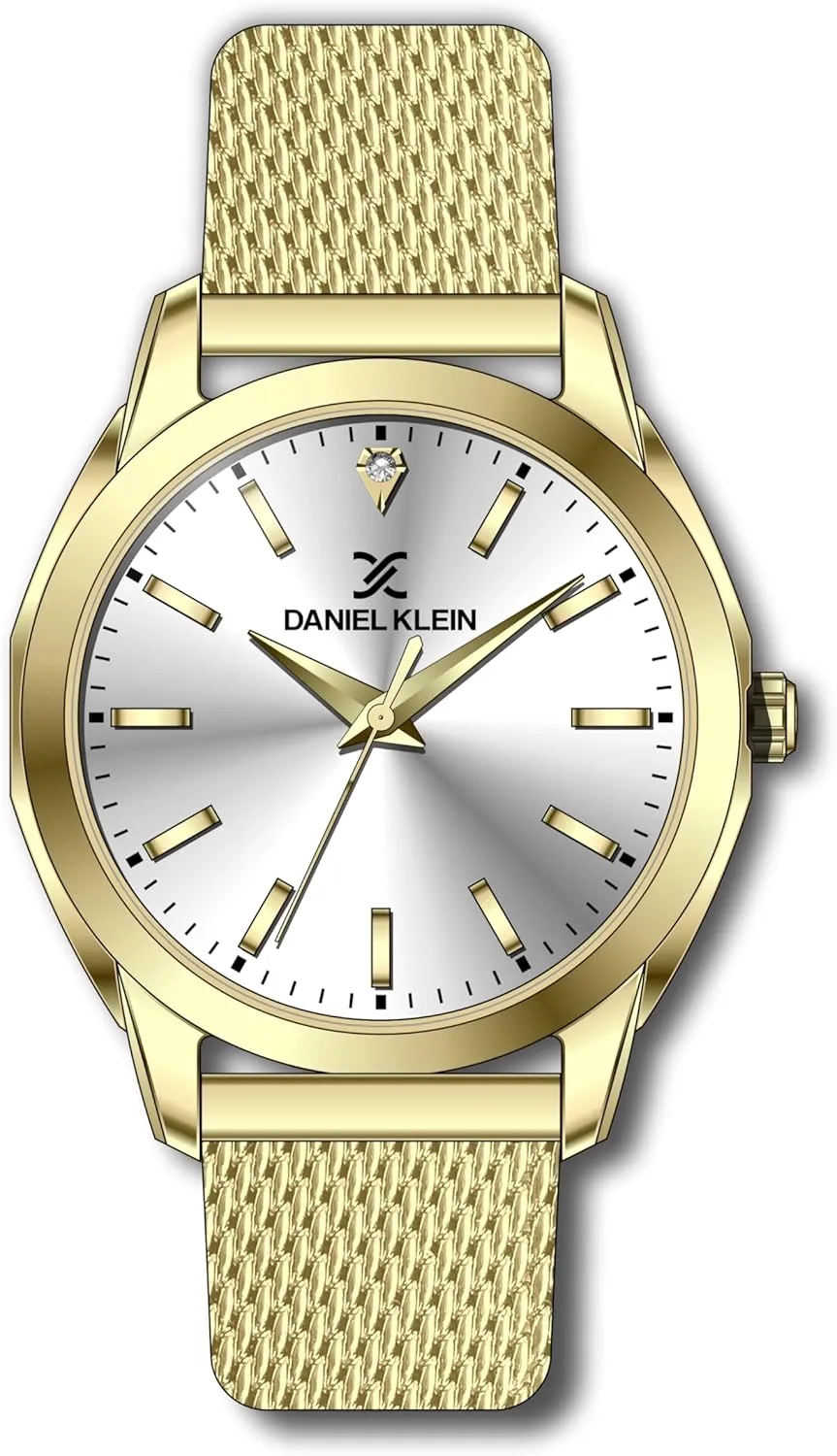 Display Wrist Watch Watch for Women, Gold Watches - gigantic Mesh Band Watches for Women, Stylish Timepiece for Ladies, Analog 