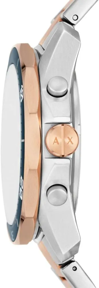 Dive-Inspired Sports Watch challenge story unintentionally conductor terminal joint for Men with Stainless Steel or Silicone Band A|X Armani Exchange 