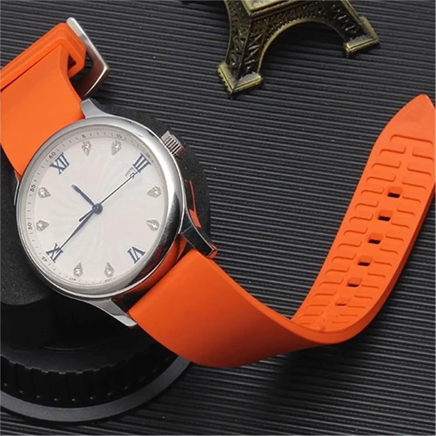 Diving Rubber Watch stagnant Strap Universal Bracelet Accessories Sport Silicone Watchband 18mm 20mm 22mm 